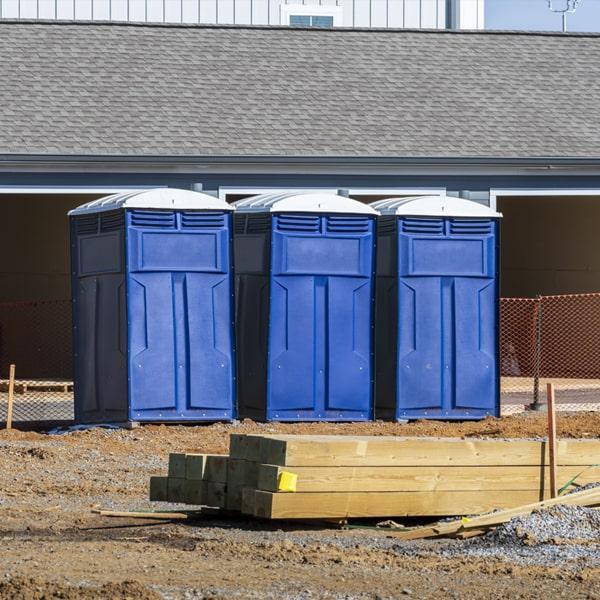 Heavy-duty construction site porta potty in Milford, New Hampshire